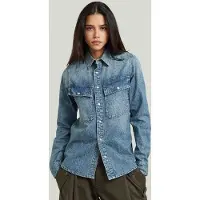 G-Star Chemise 2-pocket Regular - Bleu clair - Femmes