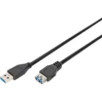 Digitus AK-300203-030-S câble USB 3 m USB 3.2 Gen 1 (3.1 Gen 1) USB A Noir