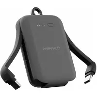 TwelveSouth Powerbank ultra-compact , modèle Powerclip, double port USB-C, puissance de 5W, capacité de 2000mAh, couleur noire