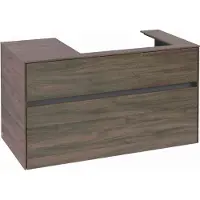 Villeroy & Boch Collaro Meuble sous-lavabo, 2 tiroirs, lavabo à droite, suspendu, 1000x548x500mm, C01800VH