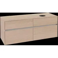 Villeroy & Boch Collaro Meuble sous-lavabo, 4 tiroirs, lavabo à droite, 1400x548x500mm, C04700VJ