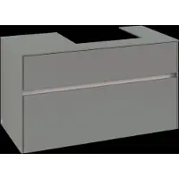 Villeroy & Boch Collaro Meuble sous-lavabo, lavabo à droite, 2 tiroirs, montage mural, 1000x548x500mm, C01500AF