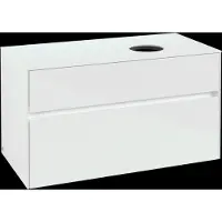 Villeroy & Boch Collaro Meuble sous-lavabo, suspendu, 2 tiroirs, lavabo à droite, 1000x548x500mm, C04000DH