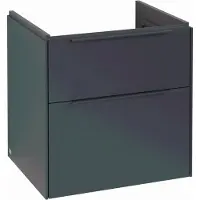 Villeroy & Boch Subway 3.0 armoire sous lavabo, éclairage LED, 2 tiroirs, 572x576x478mm, C578L2VQ