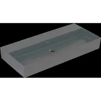 Villeroy & Boch Memento 2.0 lavabo mural, sans trou pour robinet, sans trop-plein, poli, 1000x470mm, 4A221FI4