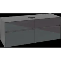 Villeroy & Boch Collaro Meuble sous-lavabo, 4 tiroirs, lavabo au centre, 1400x548x500mm, C04500FP