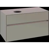 Villeroy & Boch Collaro Meuble sous-lavabo, 2 tiroirs, lavabo à gauche, 1000x548x500mm, C03900VM