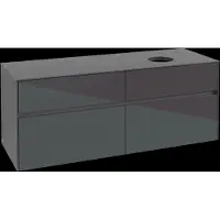 Villeroy & Boch Collaro Meuble sous-lavabo, 4 tiroirs, lavabo à droite, 1400x548x500mm, C04700FP