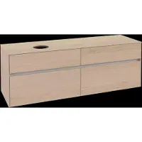 Villeroy & Boch Collaro Meuble sous-lavabo, montage mural, 4 tiroirs, lavabo à gauche, 1600x548x500mm, C05000VJ
