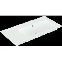 Villeroy & Boch Venticello lavabo armoire, bassin à droite, sans trou pour robinetterie, avec trop-plein, 1000x500mm, 4134R301