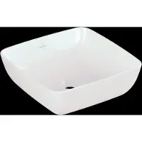 Villeroy & Boch Vasque à poser Artis 41cm carré blanc 41784101 (410 mm, 410 mm)
