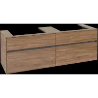 Villeroy & Boch Collaro Meuble sous-lavabo, pour 2 lavabos, 1600x548x500mm, C02400RH