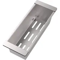 Villeroy & Boch Accessoires bacs suspendus, en acier inoxydable, Égouttoir à vaisselle, Argent