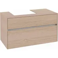 Villeroy & Boch Collaro Meuble sous-lavabo, lavabo à gauche, suspendu, 1000x548x500mm, C01400VJ