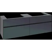 Villeroy & Boch Collaro Meuble sous-lavabo, pour 2 lavabos, avec éclairage, 1600x548x500mm, C024B0VQ