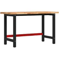 vidaXL Établi 140x60x83 cm Bois massif Acacia Rectangulaire
