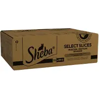 Sheba Lot économique : 144x85g Chat Sachet portion Sélection en sauce Variation Volaille Nourriture pour chats humide