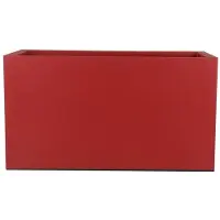 Riviera Pot de Plante Carré Rouge en Plastique Riviera 80 x 40 cm