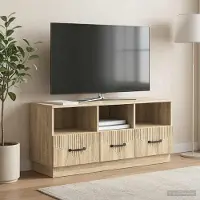 Prolenta Maison Exclusive - Meuble TV en chêne Sonoma 102 x 34,5 x 47 cm, aggloméré