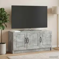 Prolenta Maison Exclusive - Meuble TV gris béton 99 x 34,5 x 47 cm en aggloméré