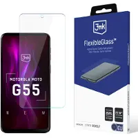 3mk Protection FlexibleGlass pro Motorola Moto G55 5G (5903108610315) (1 pcs, Motorola Moto G55), Téléphone portable : film de protection, Transparent