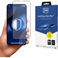 3mk Protection Film de protection - - HardGlass Mat Max - Verre trempé - iPhone 13/13 Pro/14 - Résistant aux chocs