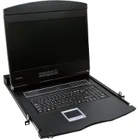 Logilink 19" LCD KVM Konsole mit 48,26 cm (19") TFT-Monitor