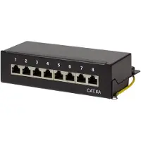 S-Impuls NP0018B - 10 Gigabit Ethernet - 10000 Mbit/s - Cat.6A STP - Schwarz - Stahl - ISO/IEC 11801 - TIA/EIA 568C.2 (NP0018B)