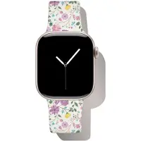 IDEAL OF SWEDEN Montre digitale 'Apple Watch 38/40/41/42 Small' sapin / lavande / rose / blanc