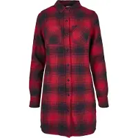 Urban Classics Robe-chemise marine / rouge