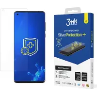 3mk Protection Sidabrinis Protect+ Motorola Edge Folia Antimikrobowa montowana na mokro (1 pcs, Motorola Edge), Téléphone portable : film de protection, Transparent, Argent