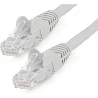 StarTech.com .com Câble réseau CAT6 de 15m - LSZH(moins de fumée, sans halogène) - 10Gbit 650MHz 100W POE RJ45 U/UTP Câble patch LAN - Gris, ETL, 24AWG, câble d'installation (N6LPATCH15MGR)