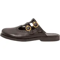 El naturalista pour femme. 258701101005_001 Sandales en cuir N5870 Arenisca noir (37), Plat, Aucun, Casuel