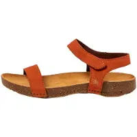 Art pour femme. 1111931MH003_006 Sandales en cuir 1119 I Breathe orange (39), Plat, Velcro, Casuel