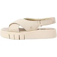 Art pour femme. 1185511ZZ003_020 Sandales en cuir 1855 Malaga beige (42), 3 à 5 cm, Velcro, Casuel