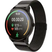 Forever Forevive 2 Fitness Tracker Etanche IP67 Fonction multi-sport Montre Bluetooth Smart Watch Podomètre Cardiofréquencemètre Noir Compatible avec Anrdoid iPhone Noir