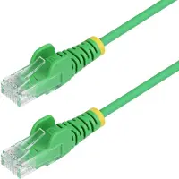 StarTech.com .com, câble Ethernet CAT6 vert, fin, de 1 mètre, connecteurs RJ45 sans embrayage, gaine LSZH