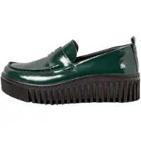 Art pour femme. 1153014WS003_0G3 Mocassins en cuir 1530 vert (41), 3 à 5 cm, Aucun, Casuel