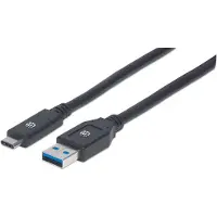 Manhattan USB 3.1 Gen1 Typ C-Kabel C-Stecker/A-Stecker 3m