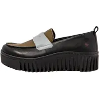 Art pour femme. 11530S1UQ003_001 Mocassins en cuir 1530S Brighton noir (42), 3 à 5 cm, Aucun, Casuel