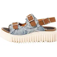 Art Sandales à talons pour Femme 1677S JEANS DENIM-CUERO/BRIGHTON Multicolore