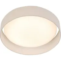 Searchlight Plafonnier blanc Gianna Ø 50cm