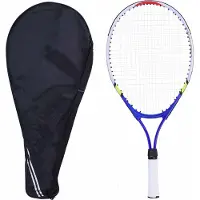 Gistuch Raquette de tennis Regail pour adolescents, cadre en alliage d'aluminium, set de raquettes pour enfants pour l'entraînement, bleu