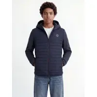 Jack & Jones Junior Veste mi-saison 'JJEMulti' bleu marine / rouge / blanc