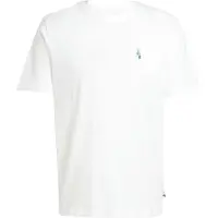Adidas Dog Sock Patch Graphic Short Sleeve T-shirt Blanc L / Regular Homme