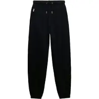 Superdry pour femme. W7011266A Pantalon Jogger Essential noir (L), Casuel, Coton