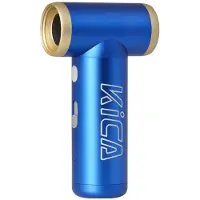 Kica Ventilateur Jet Fan 2S, 117 000 tours par minute, fonction d'extraction d'air, bouton turbo, bleu