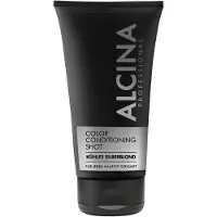 Alcina Color Conditioning Shot Silver baume teinté pour souligner la couleur de cheveux teinte Cold Silver Blond 150 ml