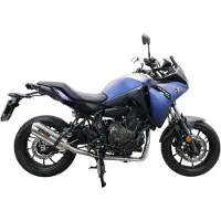 Gpr Exhaust Systems Satinox Yamaha Tracer 700 20-22 Stainless Steel Homologated Full Line System Argenté Homologated