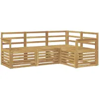 vidaXL Ensemble de canapés , 4 pièces, blanc, 187,5 x 128,5 x 73 cm